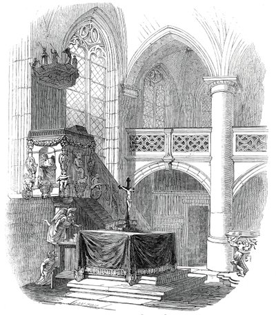 Cappella a Kalenberg - dal disegno di Sua Altezza Reale il Principe Alberto da W. J. Linton
