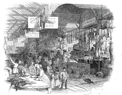 Leadenhall Market, alla Vigilia di Natale da W. J. Linton