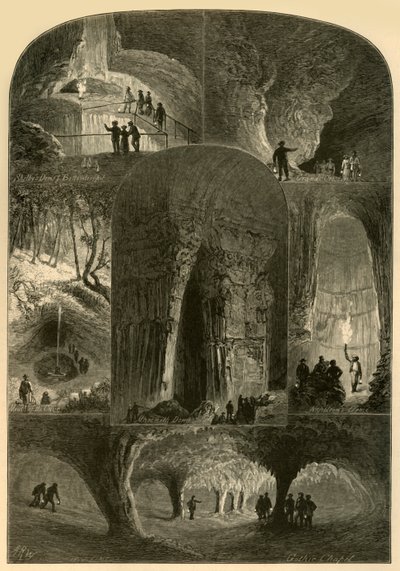Scene nella Grotta del Mammut da W. J. Linton