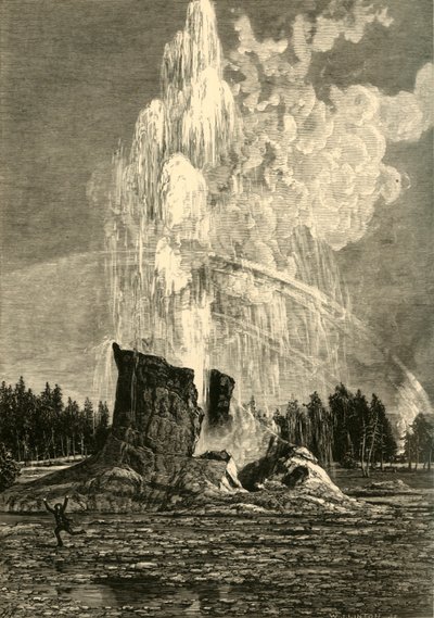Il grande geyser da W. J. Linton