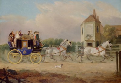 Diligenza reale da Stourbridge a Birmingham, 1842 da W. J. Pringle