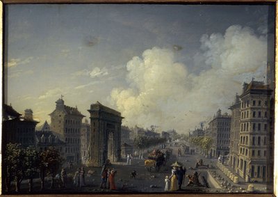 La porte de Saint-Denis e il boulevard da W. Lebelle