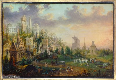 Il cimitero di Père Lachaise a Parigi da W. Lebelle