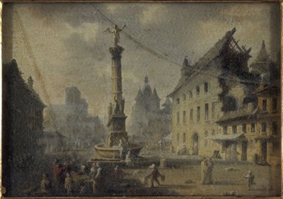 Place du Châtelet, nel 1809 da W. Lebelle