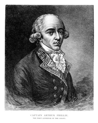 Arthur Phillip, ammiraglio britannico e governatore coloniale da W. Macleod
