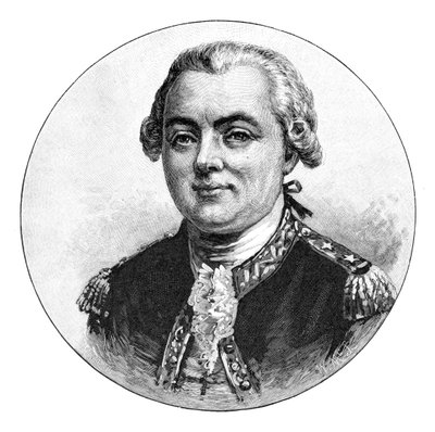 Jean Francois Galaup, conte di La Perouse, ufficiale navale ed esploratore francese, 1886 da W. Macleod