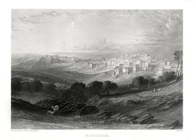 Betlemme, Palestina, XIX secolo da W. Miller