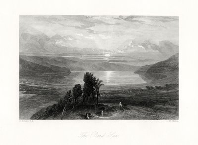 Il Mar Morto, XIX secolo da W. Miller