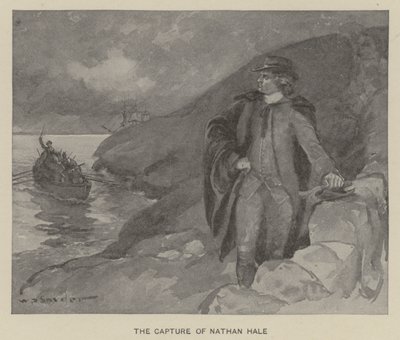 La cattura di Nathan Hale da W. P. Snyder