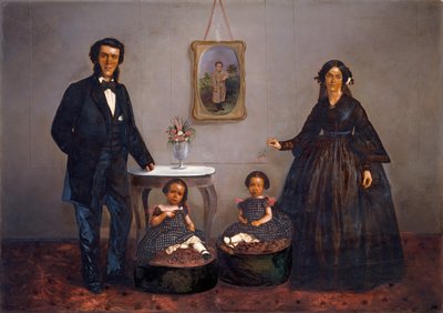 Ritratto di famiglia, ca. 1855 da W. Penny