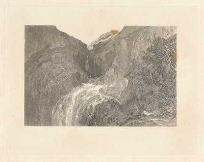 Ponte a catena sul fiume Tees da W. R. Smith