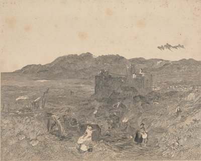 Castello di Harlech, Galles del Nord da W. R. Smith