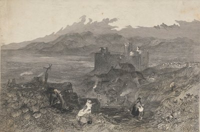 Castello di Harlech, Galles del Nord da W. R. Smith