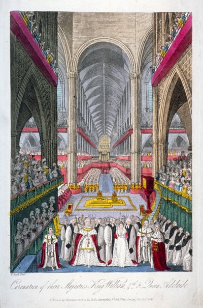 Incoronazione di Guglielmo IV e della regina Adelaide nell