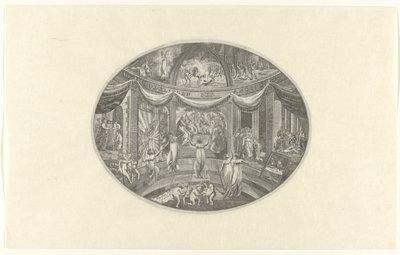 Rappresentazione allegorica degli atti degli apostoli da W. Roosing