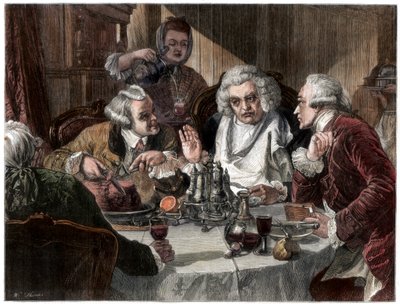 Il primo incontro del Dr. Johnson con John Wilkes da W Thomas