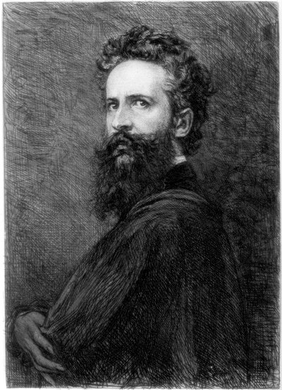 Hans Makart, artista austriaco, c1880-1882 da W. Unger