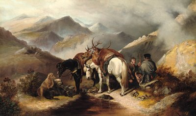 Caccia nelle Highlands, 1871 da W. W. Morris