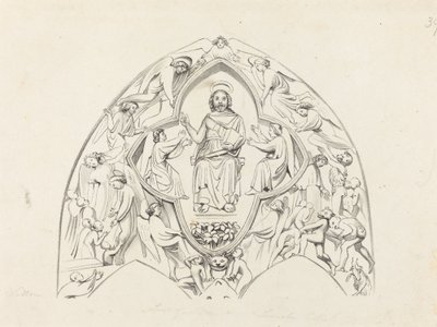Giudizio Universale, Cattedrale di Lincoln da W. Walton after John Flaxman