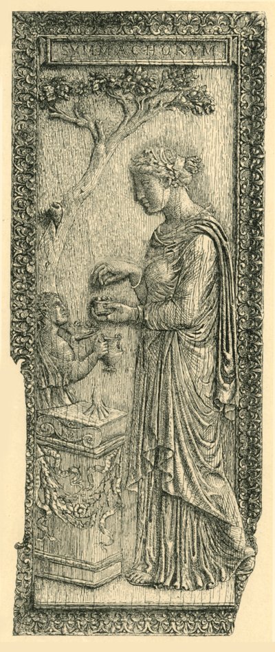 Il Pannello Symmachi, fine 4° o inizio 5° secolo, 1881 da W. Wise