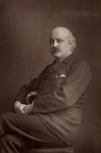(Charles) Hubert (Hastings) Parry (1848-1918) (woodburytype) da W. and D. (after) Downey