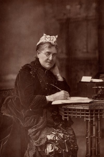Elizabeth Lynn Linton, scrittrice e giornalista inglese, sostenitrice dei diritti delle donne da W. and D. (after) Downey