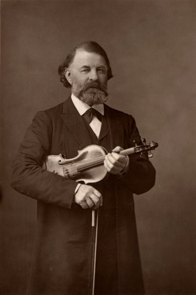Joseph Joachim (1831-1907) violinista ungherese, compositore e direttore del Conservatorio di Berlino da W. and D. (after) Downey