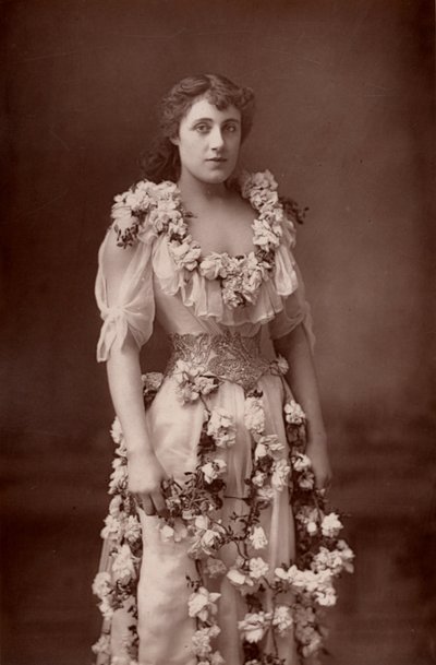 Julia Neilson (1868-1957) attrice inglese (woodburytype) da W. and D. (after) Downey