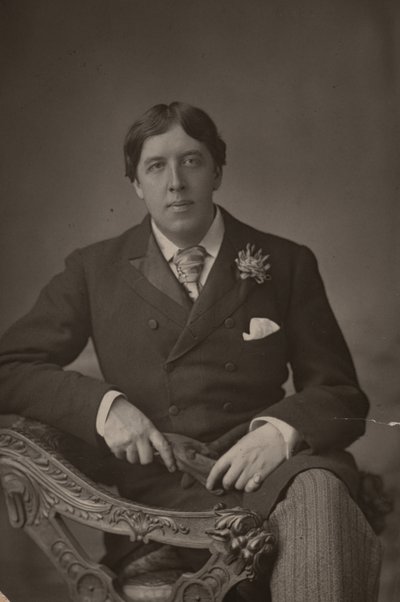 Ritratto di Oscar Wilde da W. and D. Downey