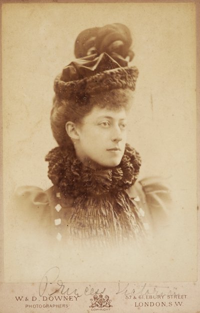 Principessa Vittoria del Galles, fine XIX secolo da W. and D. Downey