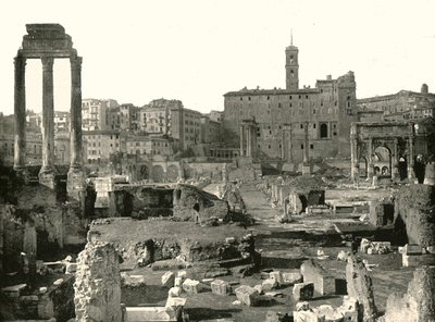 Veduta generale del Foro, Roma, Italia, 1895 da W and S Ltd