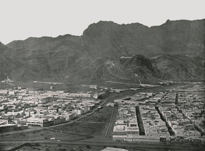 Veduta generale del mercato dei cammelli, Aden da W and S Ltd