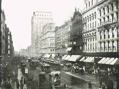 State Street, Chicago, USA, 1895 da W and S Ltd