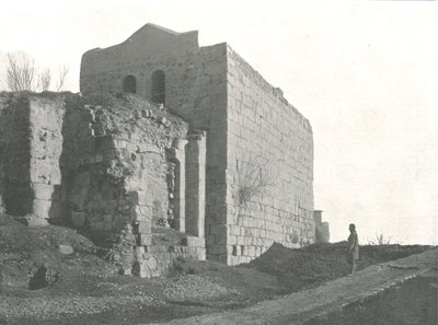 Torre da cui San Paolo discese in un cesto, Damasco, Siria Ottomana, 1895 da W and S Ltd