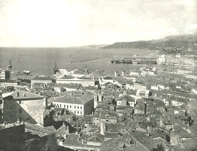 Città e porto, Trieste, Italia, 1895 da W and S Ltd
