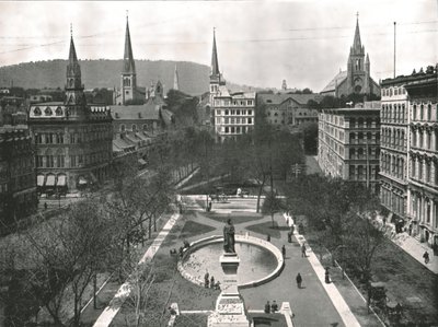 Piazza Victoria, Montreal, Canada, 1895 da W and S Ltd