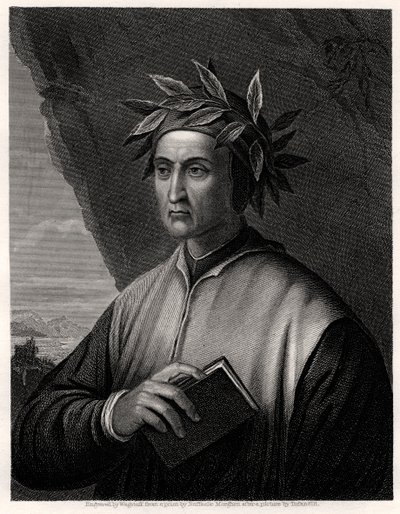 Dante Alighieri, poeta italiano, XIX secolo da Wagstaff