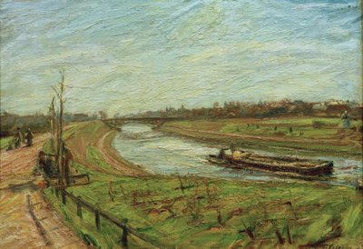 Paesaggio sul canale di Teltow da Waldemar Rosler