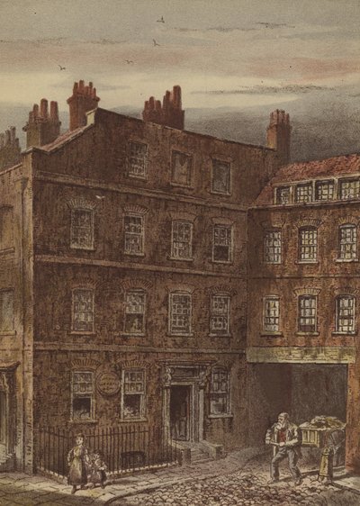 Casa del Dr. Johnson, Gough Square, Fleet Street da Waldo Sargeant