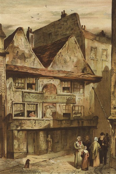 Casa di Nell Gwynne, Drury Lane, Strand da Waldo Sargeant