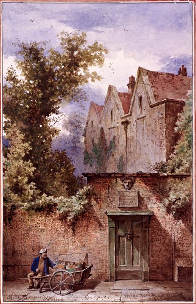 Casa di Nell Gwynne, Bagnigge Wells, St Pancras, Londra, 1865 da Waldo Sargeant