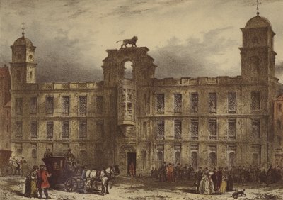 Northumberland House, Strand (cromolitografia) da Waldo Sargeant