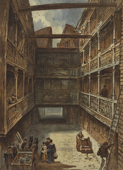 La locanda dei Quattro Cigni, Bishopsgate da Waldo Sargeant