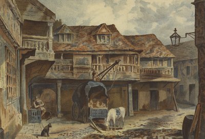 Il Tabard Inn, Southwark da Waldo Sargeant