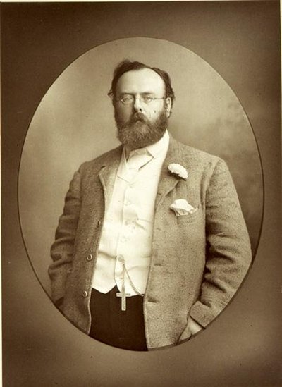 Ritratto di Robert Buchanan (1841-1901) (foto in b/n) da Walery Rzewuski