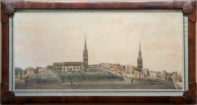 Veduta panoramica della città di Coventry da Walker