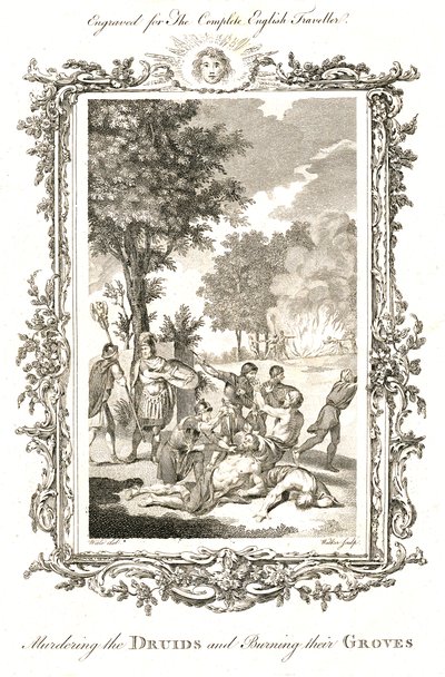 Assassinio dei druidi, c.1771-1772 da Walker