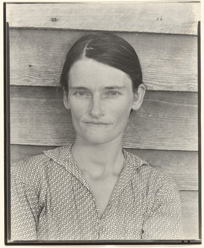 Allie Mae Burroughs, moglie di un mezzadro di cotone, Contea di Hale, Alabama da Walker Evans