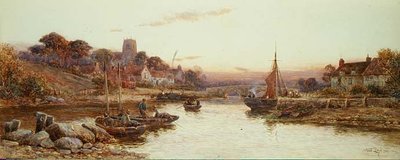 Wootton dal fiume da Walker Stuart Lloyd
