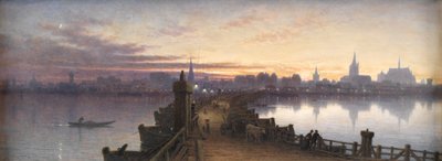 Colonia dal ponte delle barche, 1890 da Waller Hugh Paton